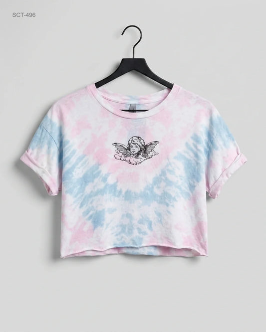 Preloved Premium Summer Crop Tops by PULL&BEAR, Pink Cotton for Womens - OTS Thrift Shop Peshawar Pakistan