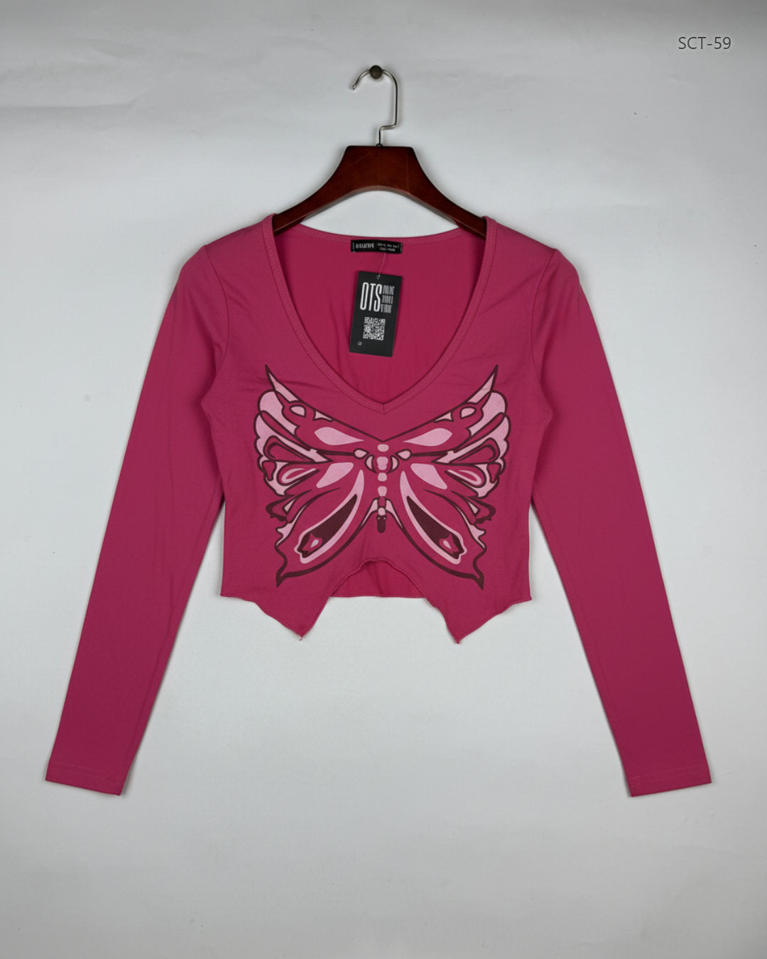 SHEIN Pink Summer Crop Tops (SCT-59)