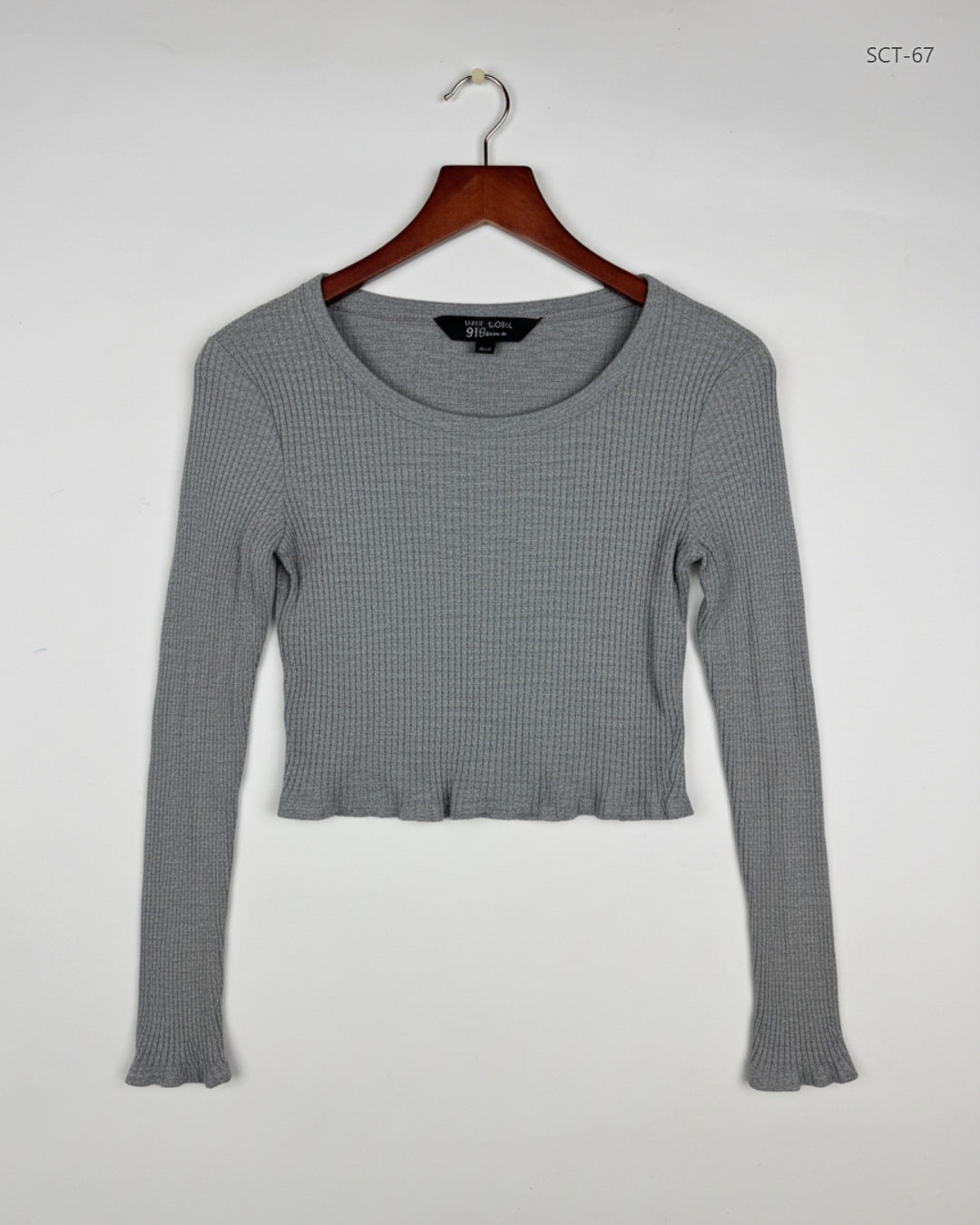 NEW LOOK Gray Summer Crop Tops (SCT-67)
