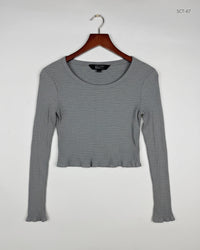 NEW LOOK Gray Summer Crop Tops (SCT-67)