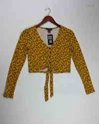 PRIMARK Yellow Summer Crop Tops (SCT-73)