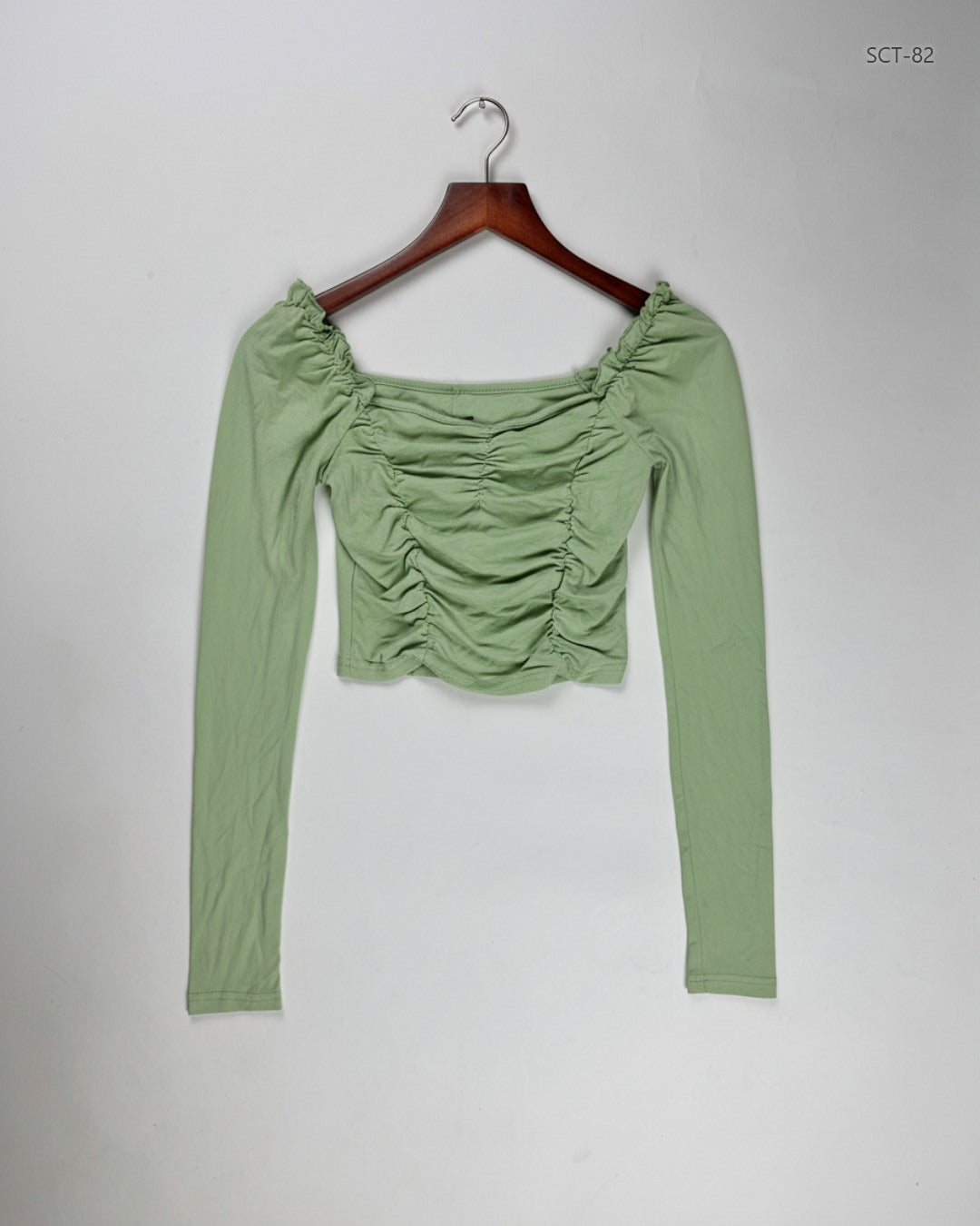 CUT LABEL Green Summer Crop Tops (SCT-82)