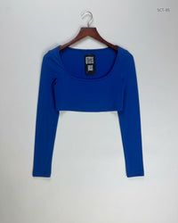 SHEIN Blue Summer Crop Tops (SCT-85)