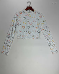 SHEIN White Summer Crop Tops (SCT-87)