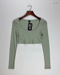 SHEIN Green Summer Crop Tops (SCT-88)