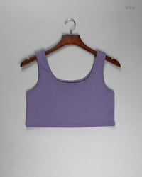 SHEIN Purple Summer Crop Tops (SCT-92)