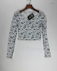 SHEIN White Summer Crop Tops (SCT-98)