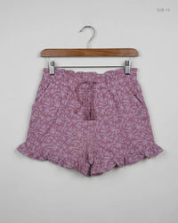 TU (SGB-13) Purple Girls Summer Bottoms