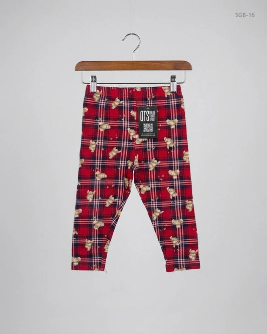Secondhand Branded Girls Summer Bottoms by Marks & Spencer, Red Cotton fabric, Premium condition, for Girls - Online Thrift Shop Lahore Pakistan