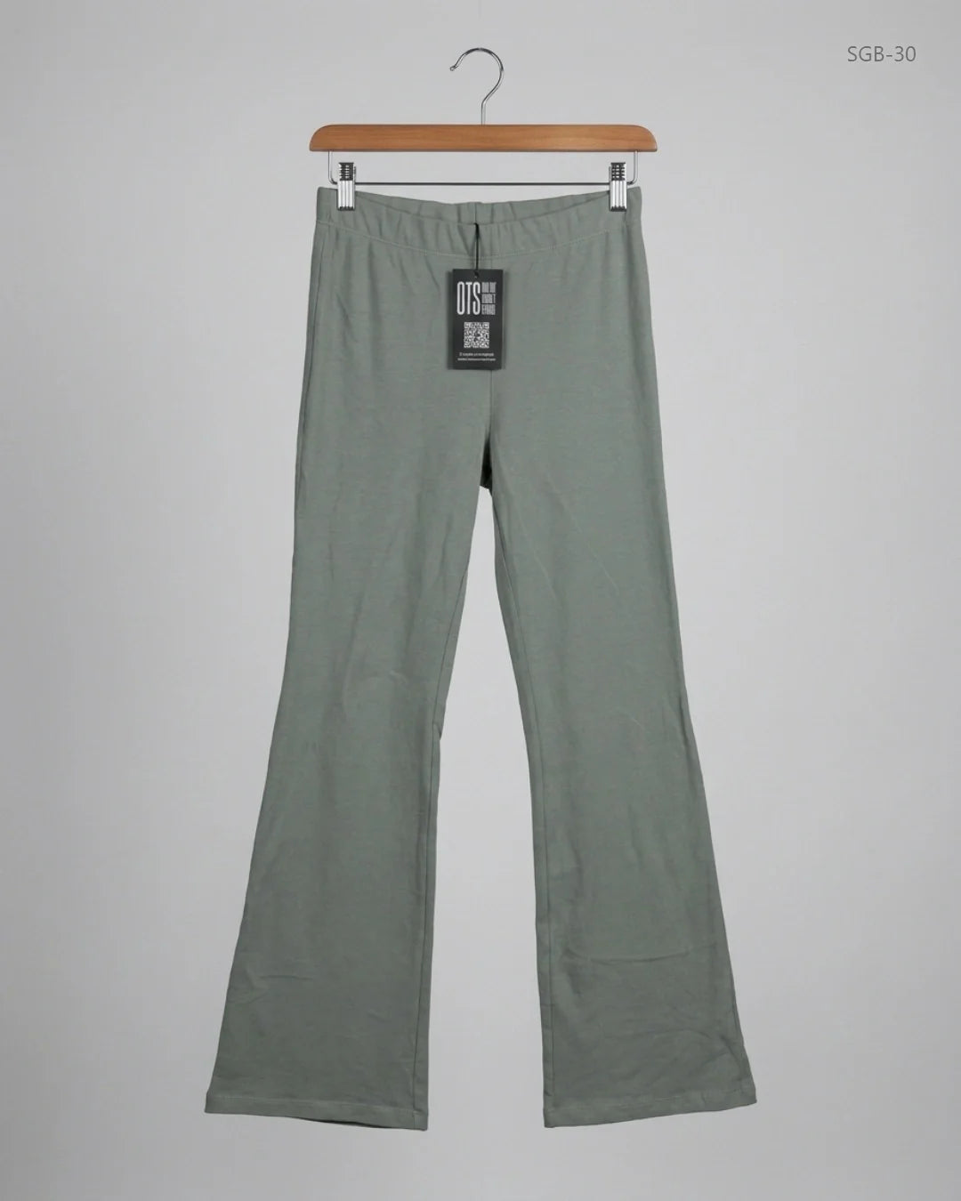 Secondhand Branded Girls Summer Bottoms by H&M, Olive Cotton fabric, Premium condition, for Girls - Online Thrift Shop Peshawar Pakistan