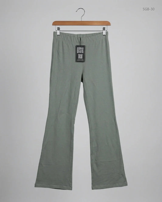 Secondhand Branded Girls Summer Bottoms by H&M, Olive Cotton fabric, Premium condition, for Girls - Online Thrift Shop Peshawar Pakistan