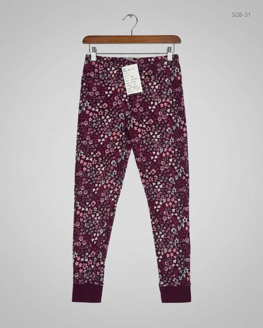 Preloved Premium Girls Summer Bottoms by George, Maroon Cotton for Girls - OTS Thrift Shop Lahore Pakistan