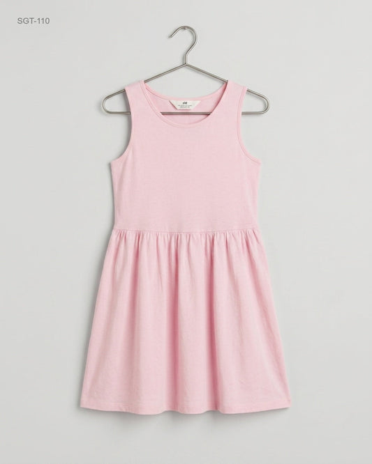 Shop Premium Girls Summer Tops by H&M | Preloved Branded Clothes | Pink Cotton | Girls | OTS Thrift Store Islamabad Pakistan