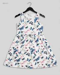 H&M (SGT-111) Sleeveless Butterfly Print Dress
