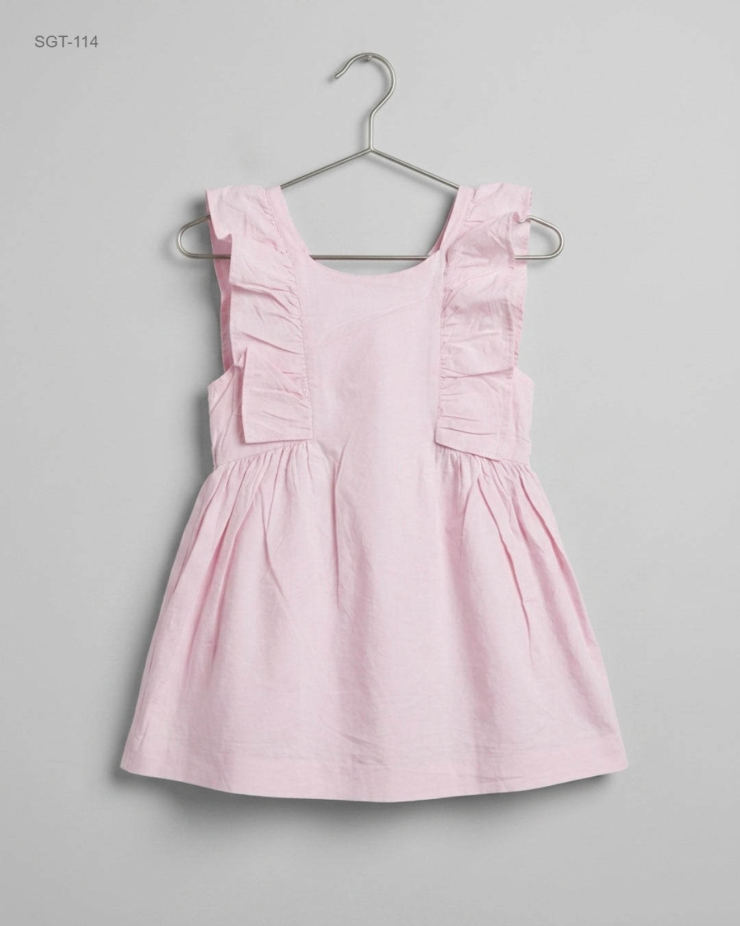 ZARA (SGT-114) Ruffle-Sleeve Tunic Top