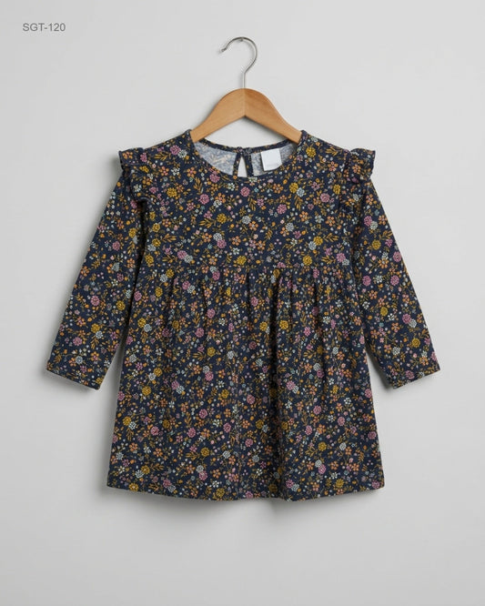 Shop Premium Girls Summer Tops by H&M | Preloved Branded Clothes | Blue Cotton | Girls | OTS Thrift Store Karachi Pakistan