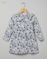PRIMARK (SGT-123) Ruffle Collar Floral Dress