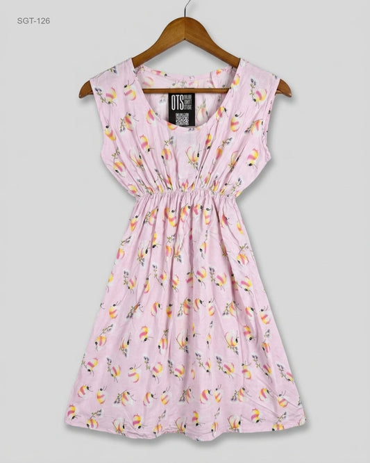UK Imported secondhand Girls Summer Tops - CUT LABEL brand, Pink Cotton, Premium condition, for Girls - Online Thrift Store Lahore Pakistan