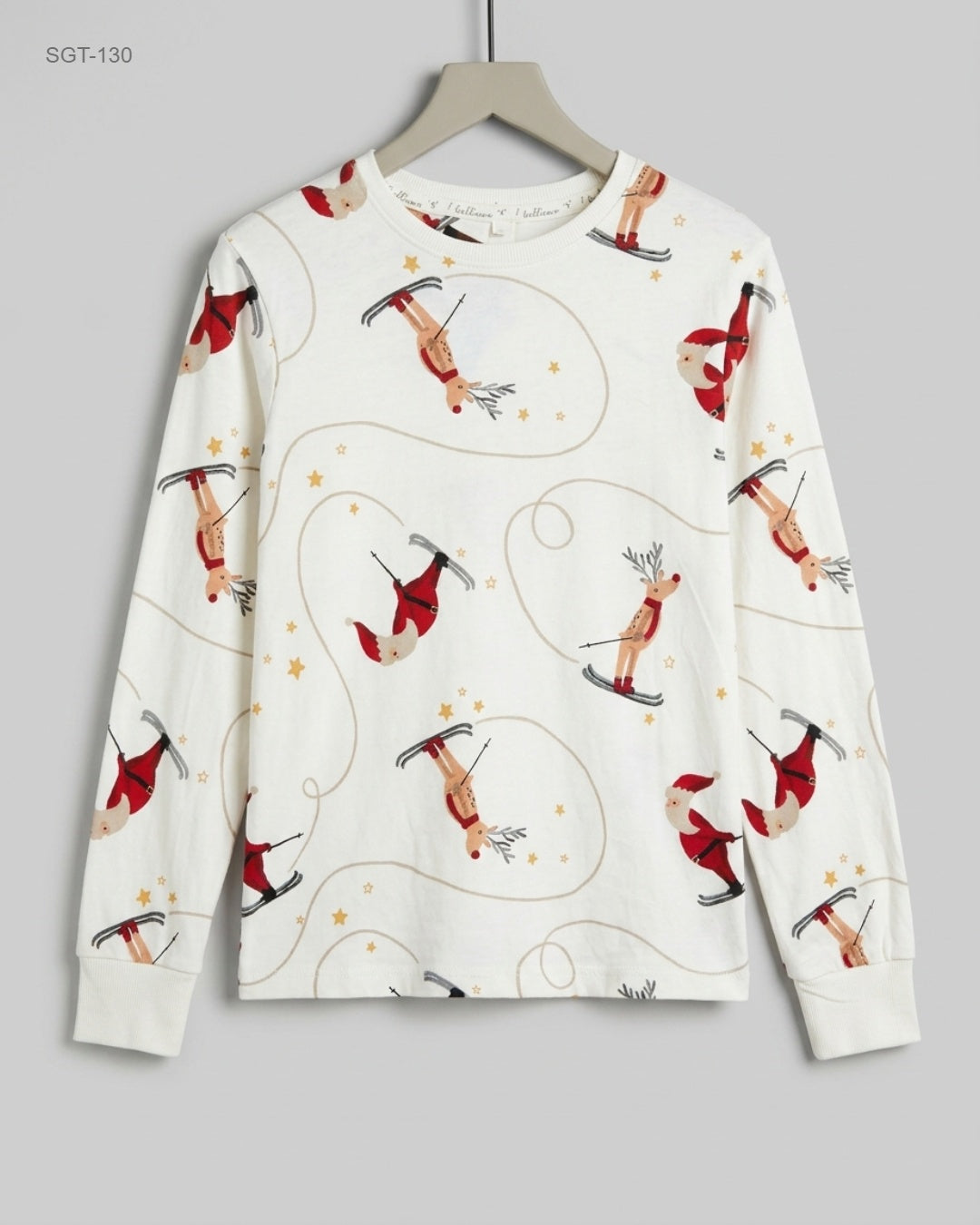 GEORGE (SGT-130) Long-Sleeved Graphic T-Shirt