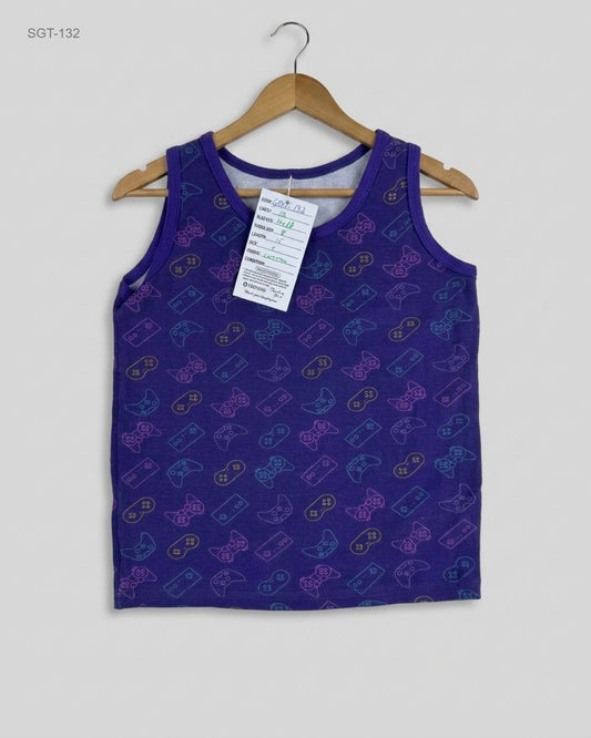 Secondhand Branded Girls Summer Tops by CUT LABEL, Purple Cotton fabric, Premium condition, for Girls - Online Thrift Shop Peshawar Pakistan