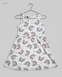 H&M (SGT-133) Sleeveless Unicorn Print Dress