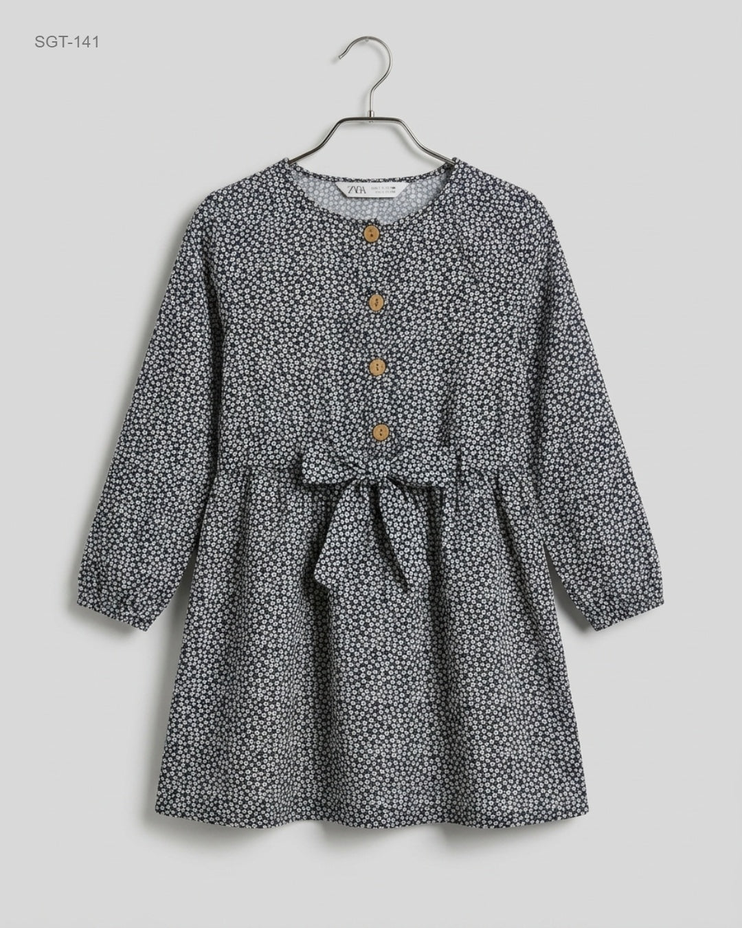 H&M (SGT-141) Ditsy Floral Long-Sleeve Dress