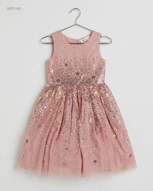 Secondhand Branded Girls Summer Tops by H&M, Pink Polyester fabric, Premium condition, for Girls - Online Thrift Shop Lahore Pakistan
