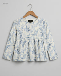 TU (SGT-144) Long-Sleeve Empire Waist Top