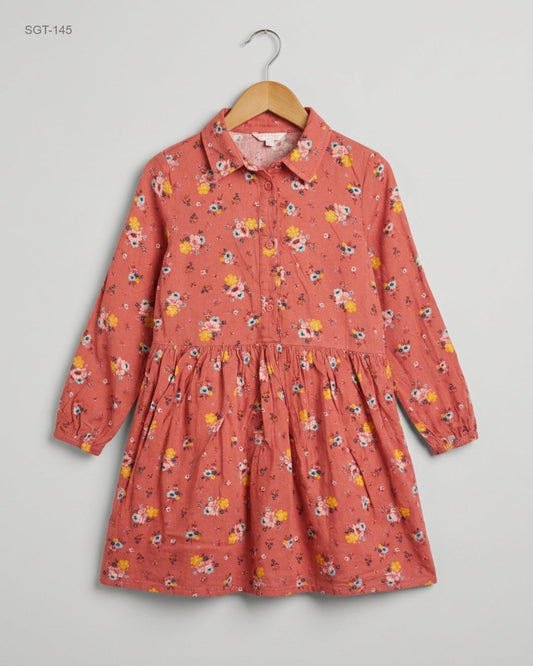 Premium Condition Girls Summer Tops | Preloved CUT LABEL | Orange Cotton | Thrift Shop for Girls Peshawar Pakistan | OTS
