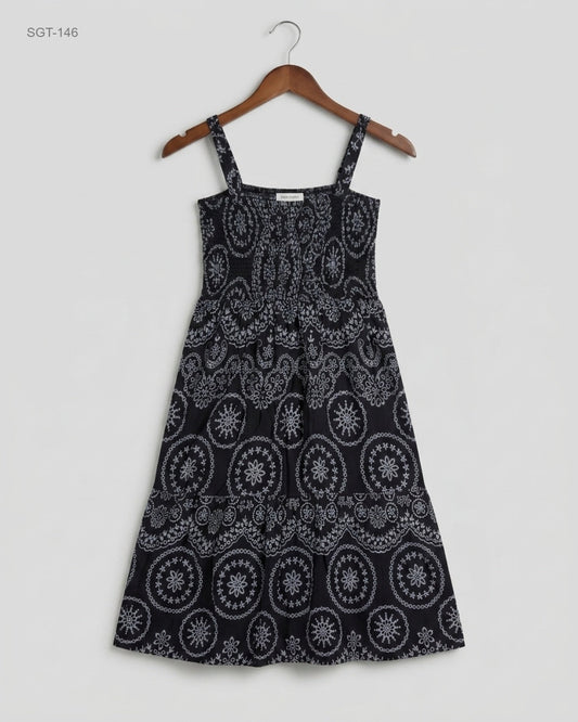 Shop Premium Girls Summer Tops by CUT LABEL | Preloved Branded Clothes | Black Cotton | Girls | OTS Thrift Store Islamabad Pakistan
