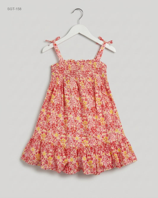 Secondhand Branded Girls Summer Tops by Primark, Pink Cotton fabric, Premium condition, for Girls - Online Thrift Shop Peshawar Pakistan