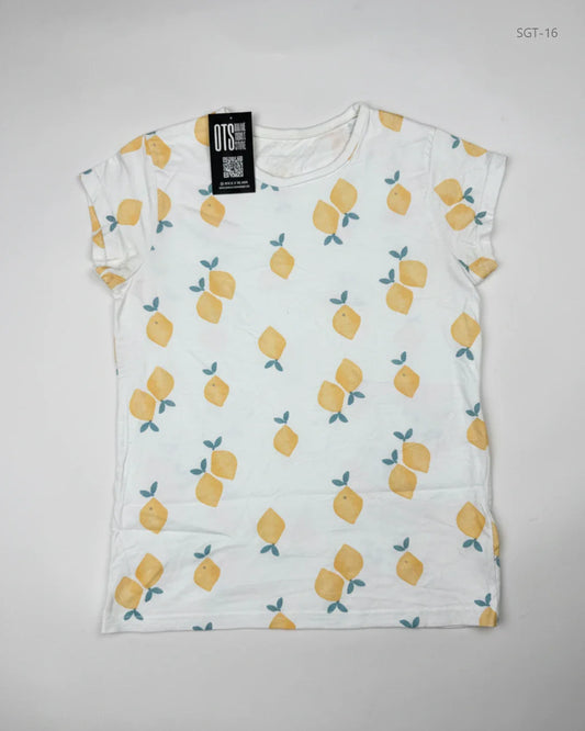 Preloved Premium Girls Summer Tops by Cut Label, White Cotton for Girls - OTS Thrift Shop Peshawar Pakistan
