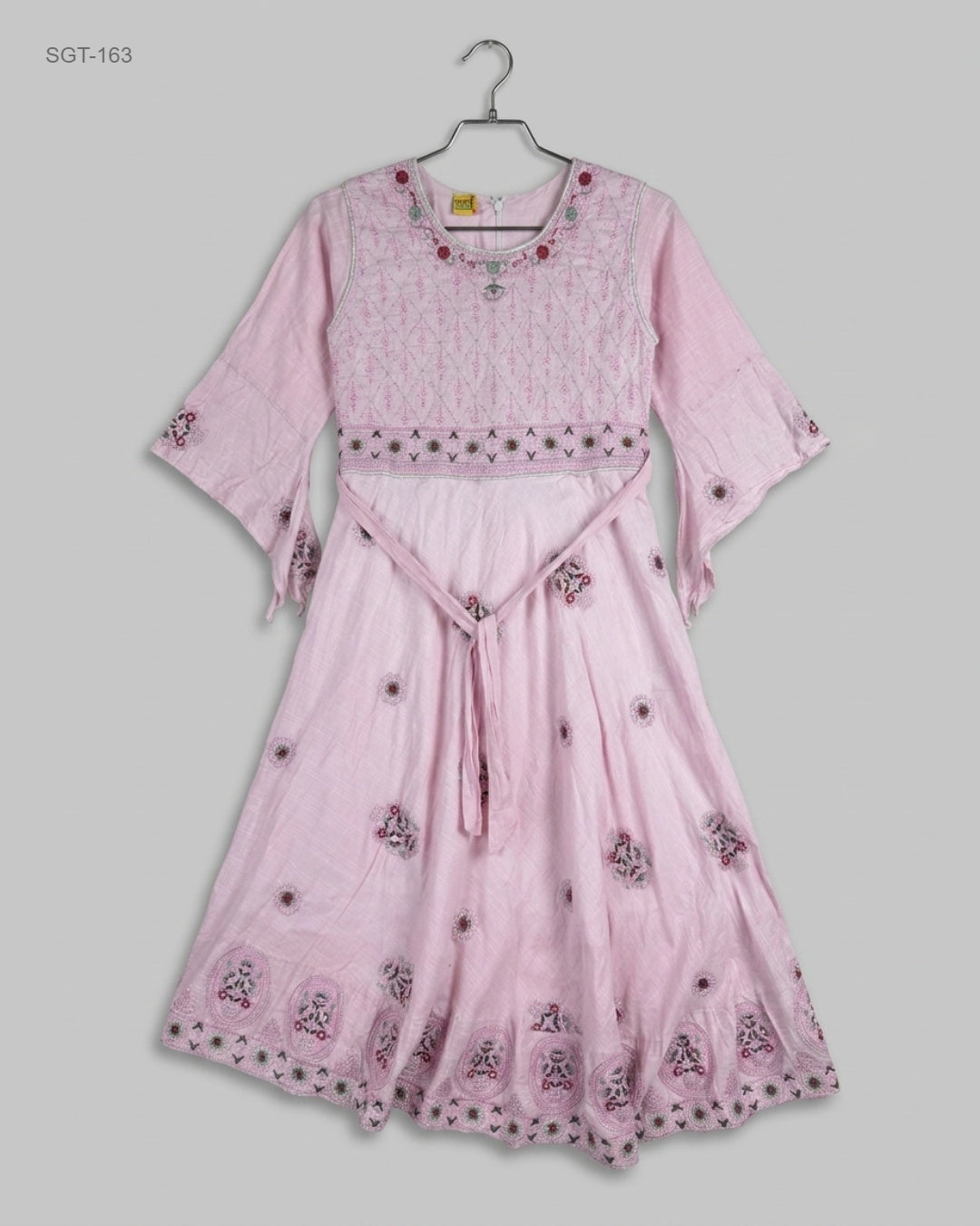 CUT LABEL (SGT-163) Embroidered A-Line Frock