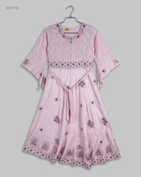 CUT LABEL (SGT-163) Embroidered A-Line Frock