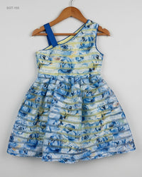 CUT LABEL (SGT-165) One-Shoulder Party Dress