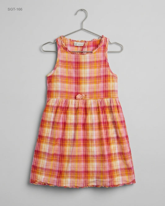 UK Imported secondhand Girls Summer Tops - MADS&MELLE brand, Pink Cotton, Premium condition, for Girls - Online Thrift Store Islamabad Pakistan