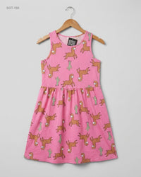 H&M (SGT-169) Sleeveless Llama Print Dress