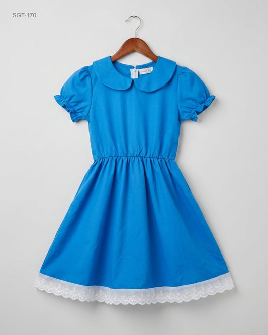 Shop Premium Girls Summer Tops by BESSER BAY | Preloved Branded Clothes | Blue Polyester | Girls | OTS Thrift Store Karachi Pakistan