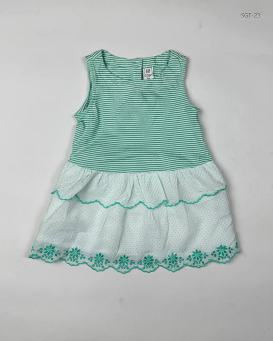 Premium Condition Girls Summer Tops | Preloved GAP | Green Cotton | Thrift Shop for Girls Lahore Pakistan | OTS