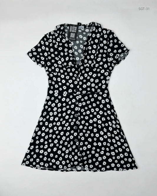 Girls Summer Tops | New Look | Preloved Branded | Black Viscose | Premium | OTS Thrift Store Peshawar Pakistan