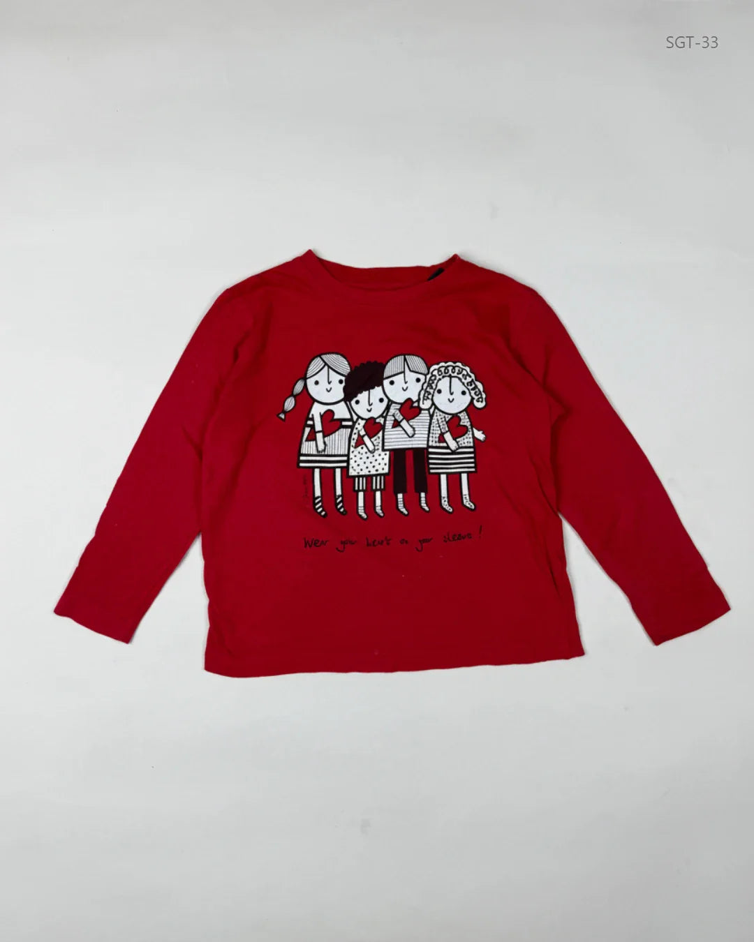 COMIC RELIEF Red Girls Summer Tops (SGT-33)