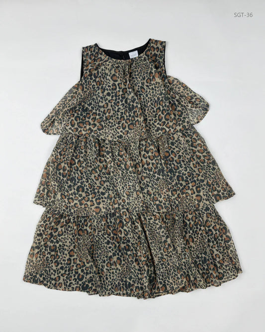 Girls Summer Tops | Next | Preloved Branded | Brown Polyester | Premium | OTS Thrift Store Karachi Pakistan