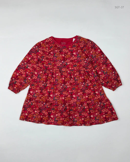 Preloved Premium Girls Summer Tops by Next, Red Cotton for Girls - OTS Thrift Shop Peshawar Pakistan