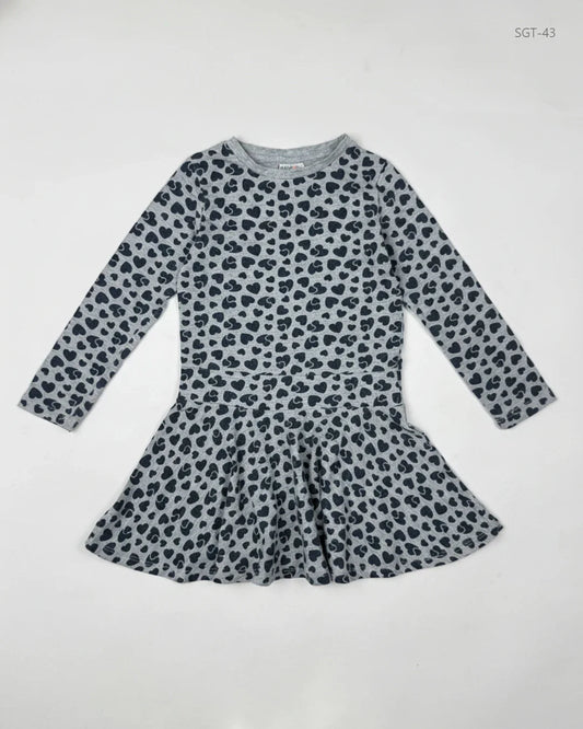 Girls Summer Tops | Kidknd | Preloved Branded | Gray Cotton | Premium | OTS Thrift Store Peshawar Pakistan