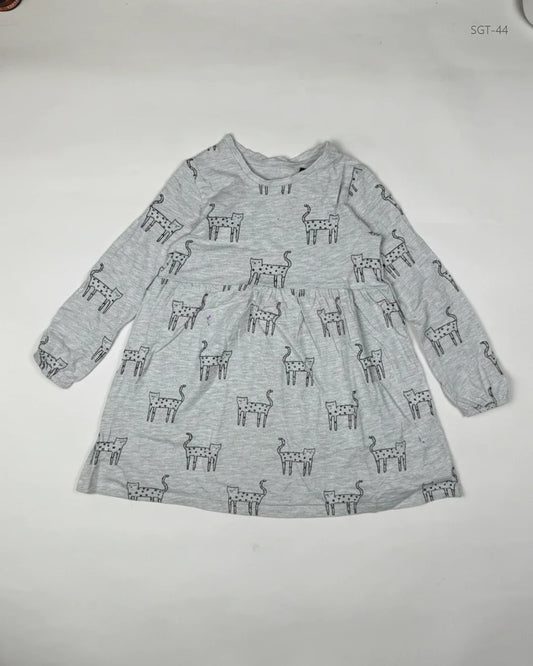 Preloved Premium Girls Summer Tops by George, Gray Cotton for Girls - OTS Thrift Shop Peshawar Pakistan