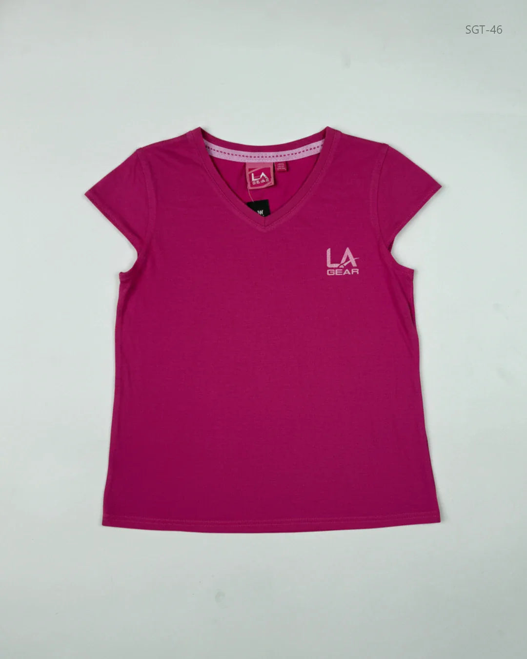 Preloved Premium Girls Summer Tops by LA, Pink Cotton for Girls - OTS Thrift Shop Karachi Pakistan