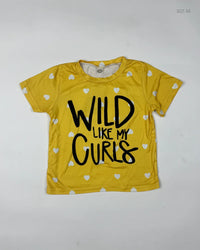 CUT LABEL Yellow Girls Summer Tops (SGT-55)