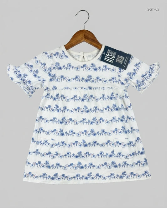 Girls Summer Tops | George | Preloved Branded | White Cotton | Premium | OTS Thrift Store Peshawar Pakistan