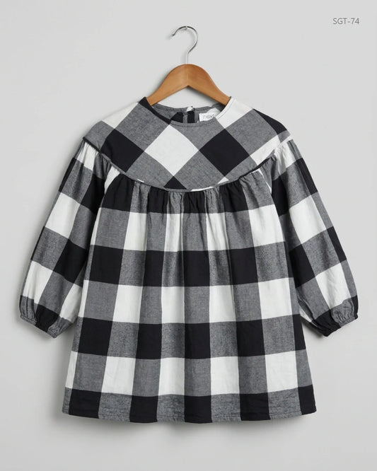 Girls Summer Tops | Next | Preloved Branded | Black & White Cotton | Premium | OTS Thrift Store Karachi Pakistan