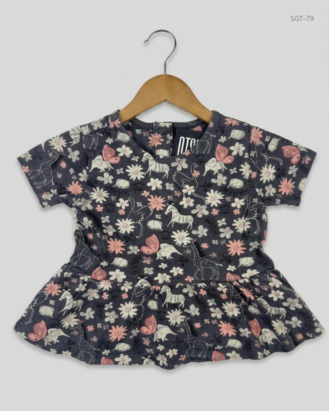 MARKS & SPENCER (SGT-79) Gray Girls Summer Tops